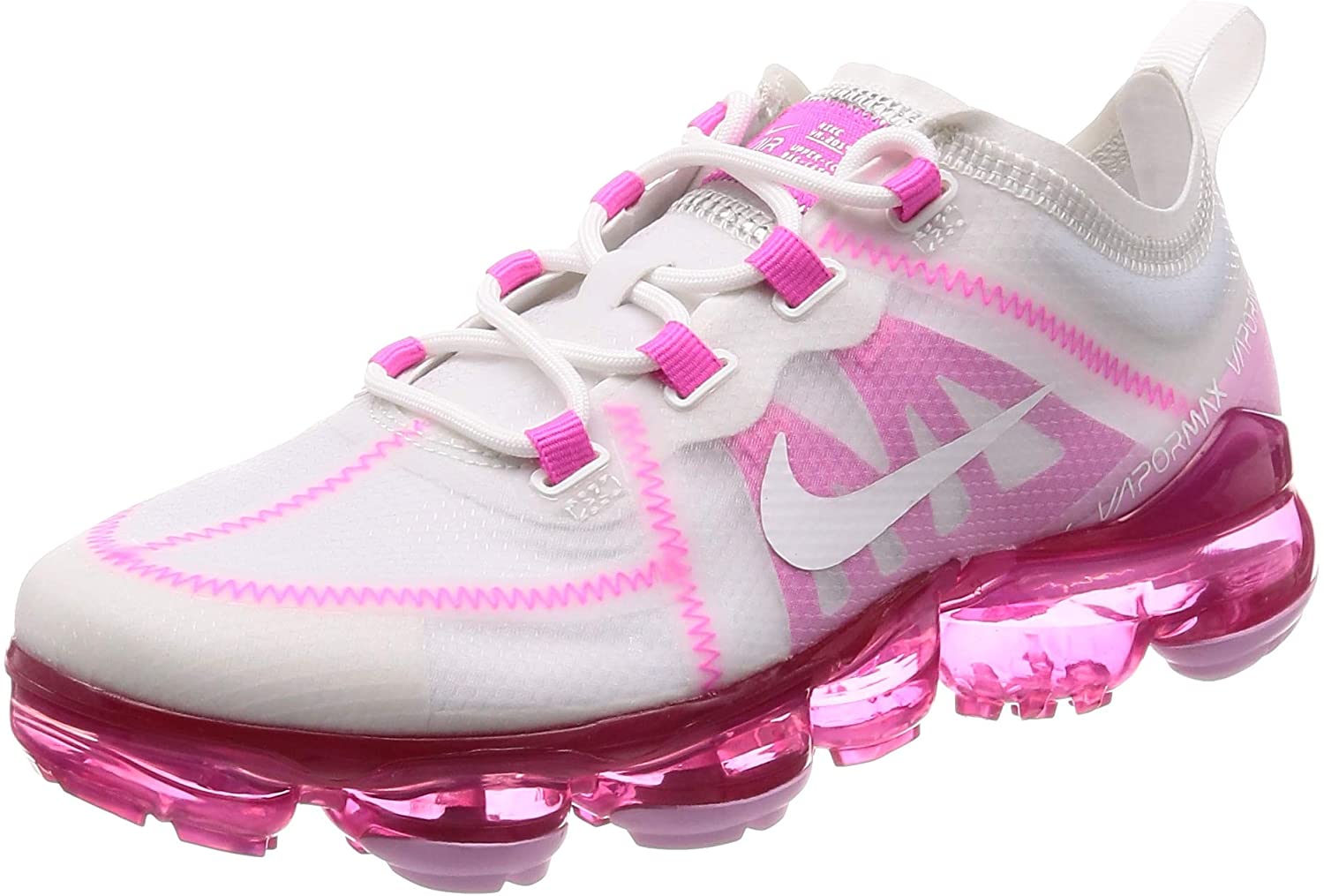 Nike women's air vapormax shop 2019 running shoes in pink