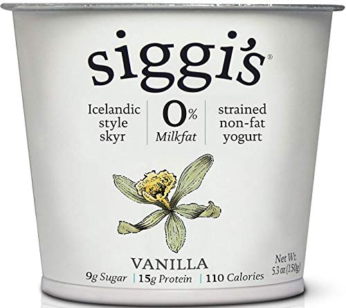 Siggi's, Vanilla Strained Non-Fat Yogurt, 5.3