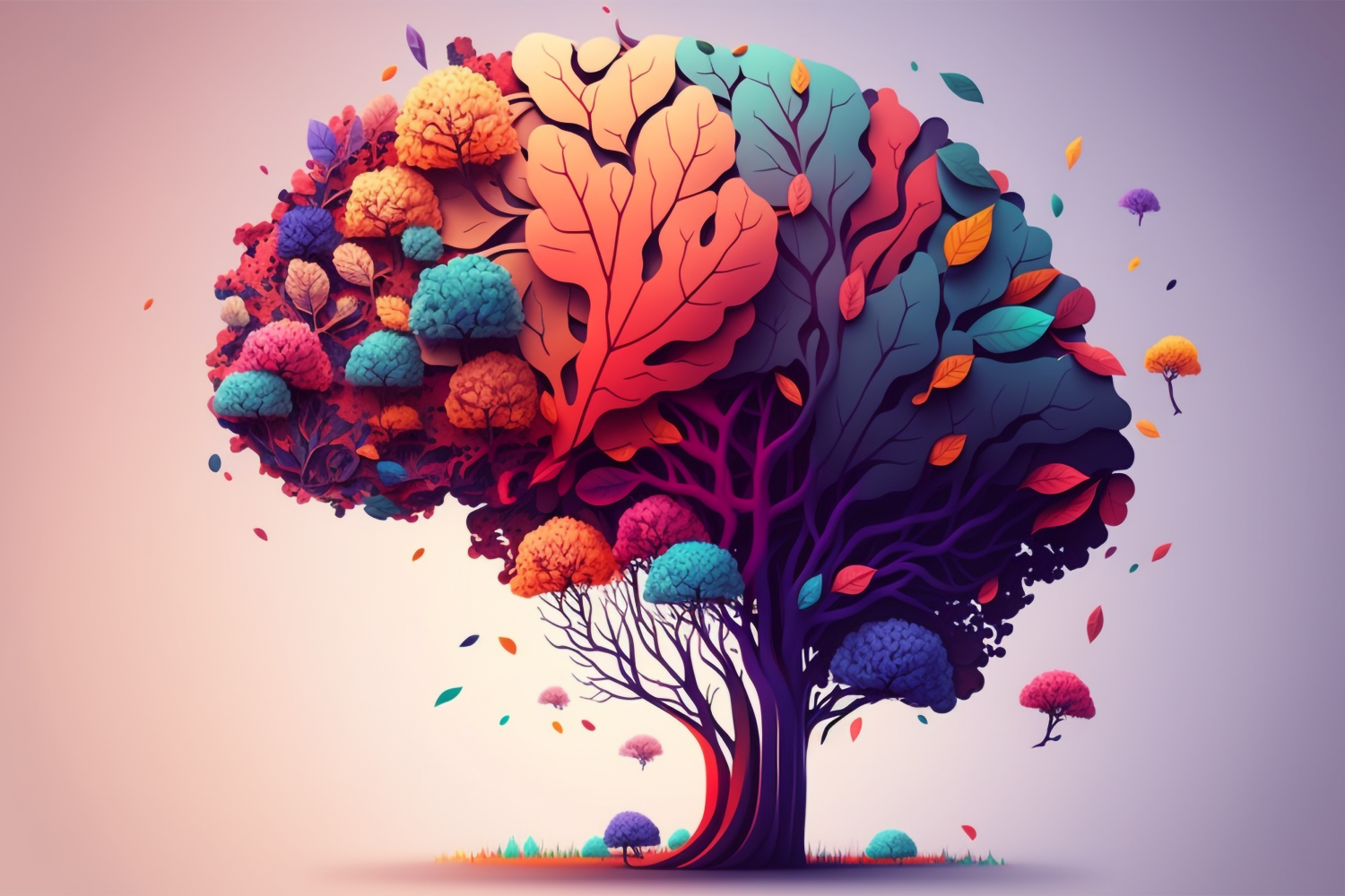 A colorful tree